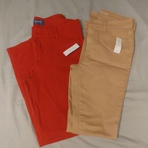 NEW! 2-pr. Old Navy Pants, Size 4, Talls!